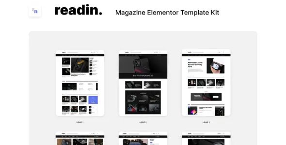 Readin – Blog & Magazine Elementor Template Kit
