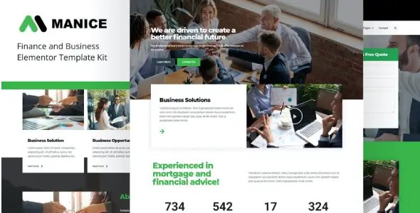 Manice – Business Elementor Template Kit